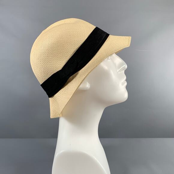 MONTECRISTI Beige Natural Woven Straw Hats - Picture 3 of 7